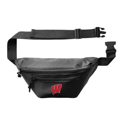 Wisconsin Badgers 3Zip Hip Pack - Black