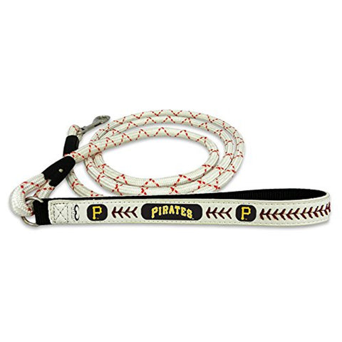 Pittsburgh Pirates Frozen Rope Baseball Leather Leash L