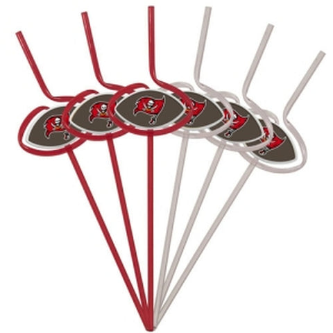 Tampa Bay Buccaneers Team Sipper Straws 