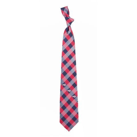  Washington Capitals Check Style Neck Tie