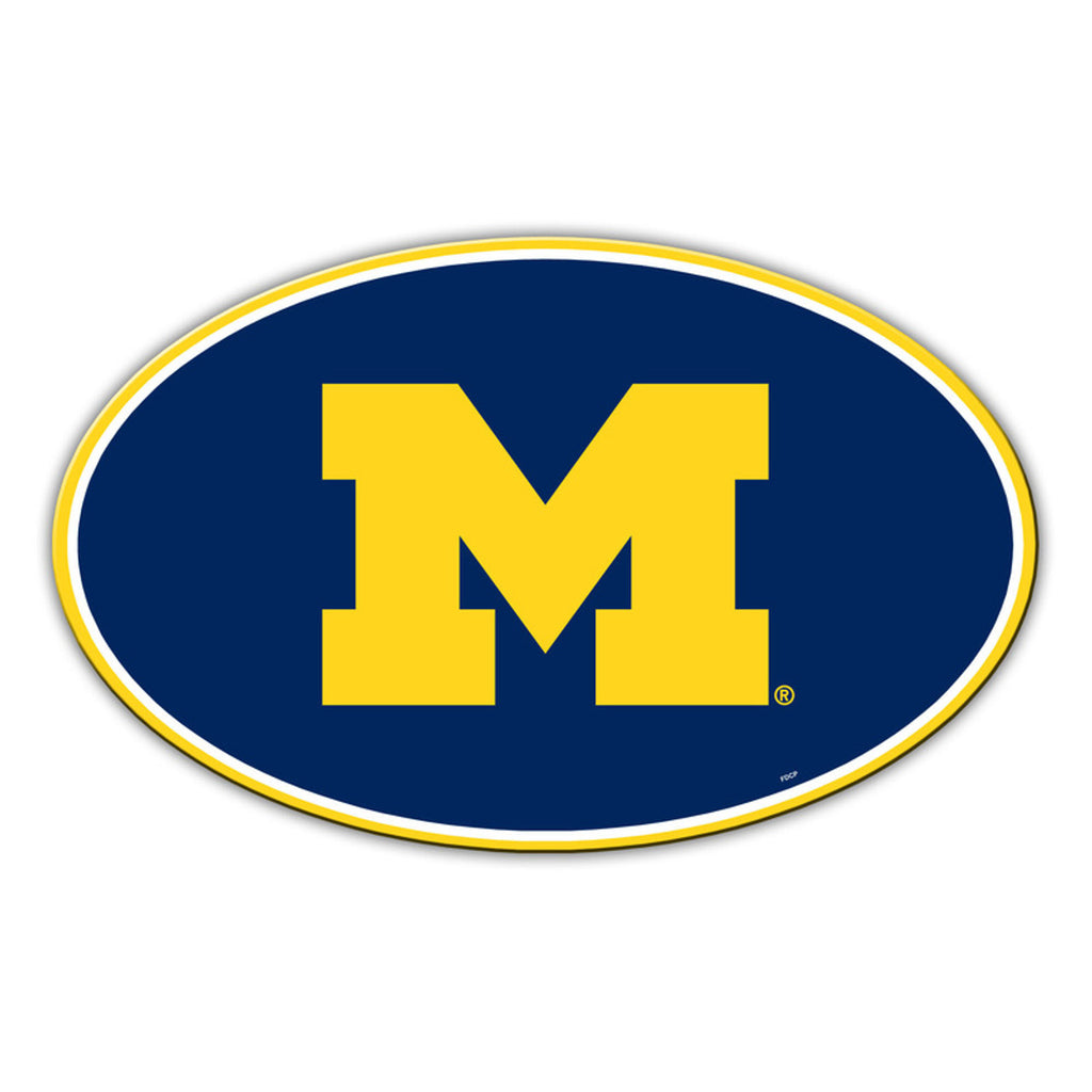 Michigan Wolverines Magnet Car Style 8 Inch CO