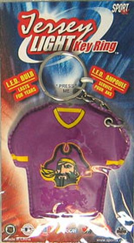 East Carolina Pirates Keychain Jersey Keylight 