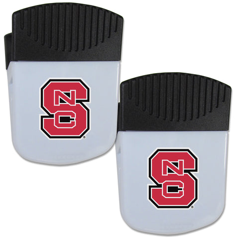 North Carolina State Wolfpack   Chip Clip Magnet with Bottle Opener 2 pack 