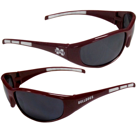 Mississippi St. Bulldogs - Wrap Sunglasses
