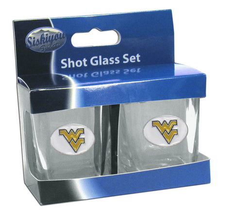 W. Virginia Mountaineers Shot Glass - Set