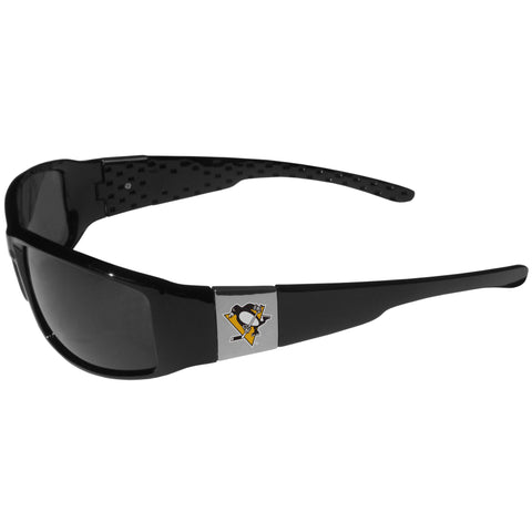Pittsburgh Penguins® Wrap Sunglasses - Chrome
