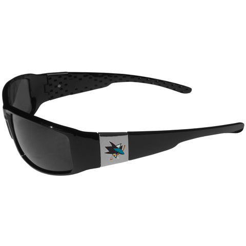 San Jose Sharks® Wrap Sunglasses - Chrome