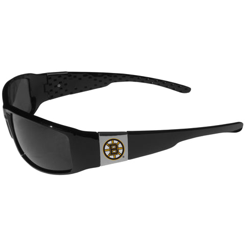 Boston Bruins® Wrap Sunglasses - Chrome