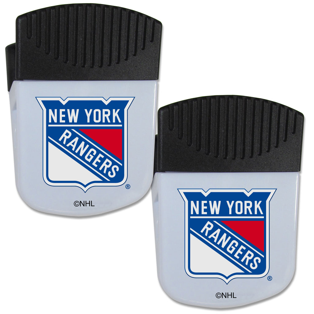 New York Rangers   Chip Clip Magnet with Bottle Opener 2 pack 