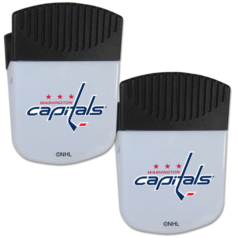 Washington Capitals   Chip Clip Magnet with Bottle Opener 2 pack 