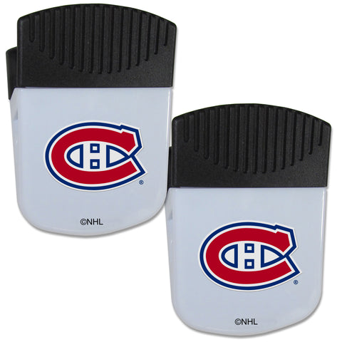 Montreal Canadiens   Chip Clip Magnet with Bottle Opener 2 pack 