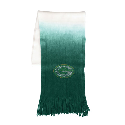 Green Bay Packers Dip Dye Scarf - Green