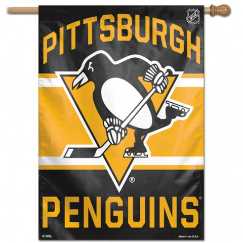 Pittsburgh Penguins Banner 28x40 Vertical Special Order