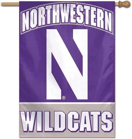 Northwestern Wildcats Banner 28x40 Vertical Special Order