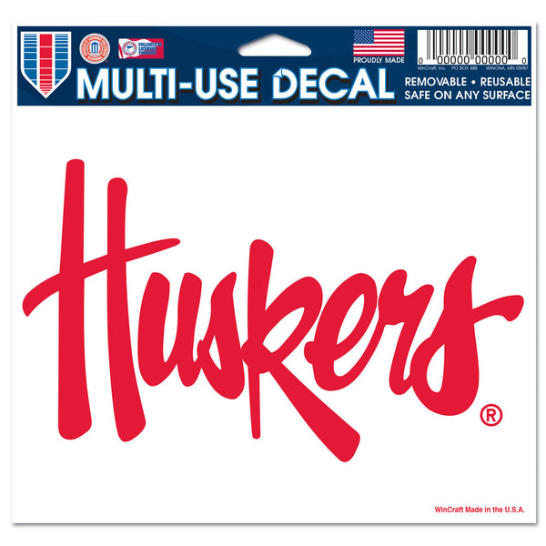 Nebraska Cornhuskers Decal 5x6 Ultra Color – Fan Shop HQ