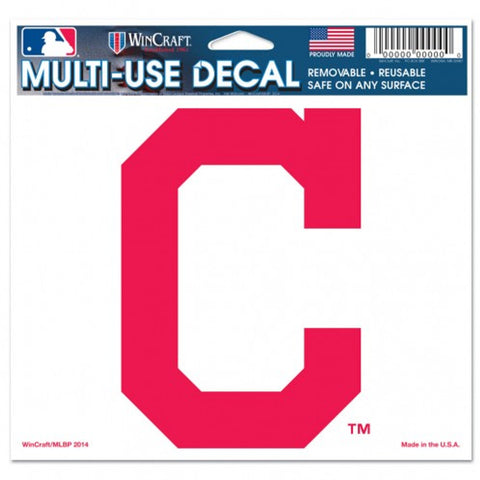 Cleveland Indians Decal 5x6 Multi Use Color Special Order