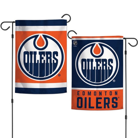 Edmonton Oilers Flag 12x18 Garden Style 2 Sided Special Order