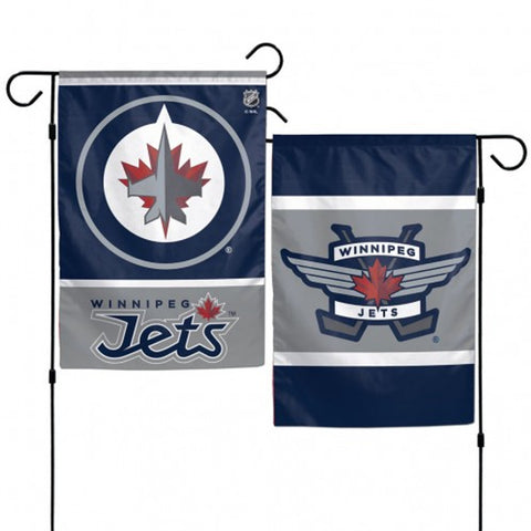 Winnipeg Jets Flag 12x18 Garden Style 2 Sided Special Order