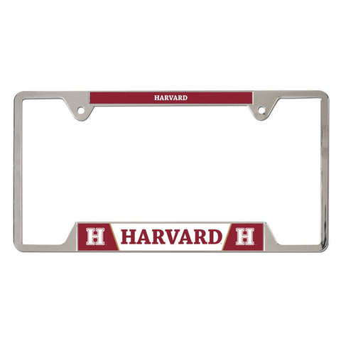 Harvard Crimson License Plate Frame Metal Special Order