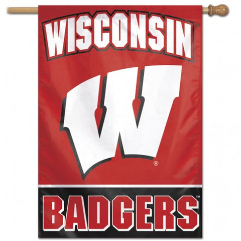 Wisconsin Badgers Banner 28x40 Vertical Special Order