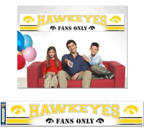 Iowa Hawkeyes Banner 12x65 Party Style 