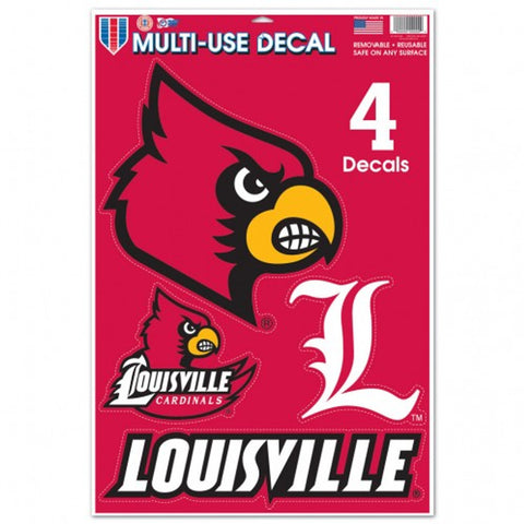 Louisville Cardinals Decal 11x17 Ultra Special Order