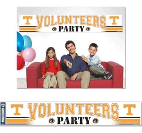 Tennessee Volunteers Banner 12x65 Party Style 