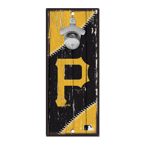 Pittsburgh Pirates Sign Wood 5x11 Bottle Opener Special Order