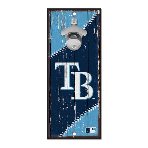 Tampa Bay Rays Sign Wood 5x11 Bottle Opener Special Order