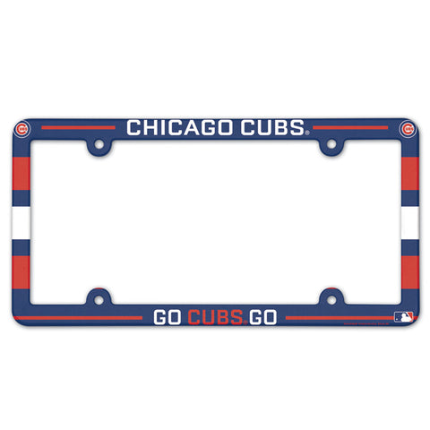 Chicago Cubs License Plate Frame Full Color