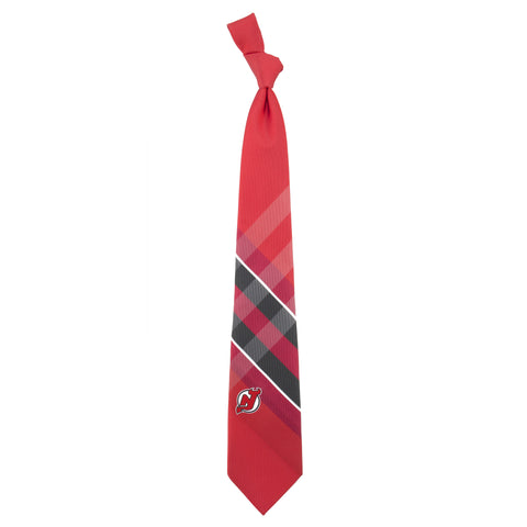  New Jersey Devils Grid Style Neck Tie