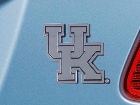 Kentucky Wildcats Auto Emblem Premium Metal Chrome Special Order