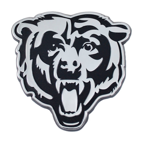 Chicago Bears Auto Emblem Premium Metal Chrome 