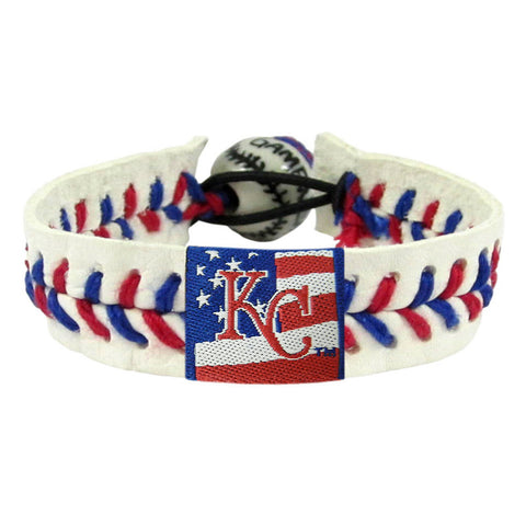 Kansas City Royals Bracelet Baseball Stars and Stripes 