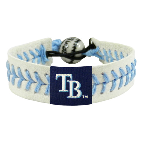 Tampa Bay Rays Bracelet Genuine Baseball CO