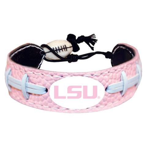 LSU Tigers Bracelet Classic Baseball Pink 