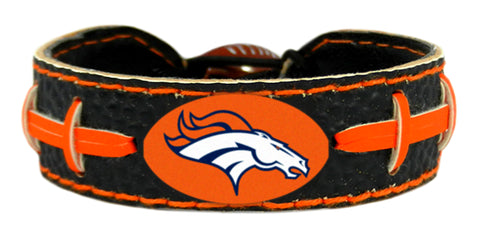 Denver Broncos Bracelet Team Color Football 
