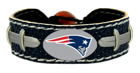 New England Patriots Bracelet Team Color Football 