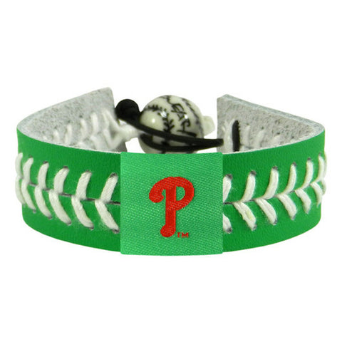 Philadelphia Phillies Bracelet Baseball St. Patrick's Day 