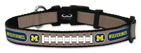 Michigan Wolverines Pet Collar Reflective Football Size Toy CO