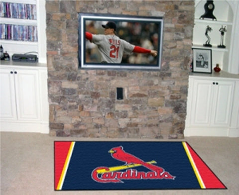 St. Louis Cardinals Area Rug 4'x6' Special Order