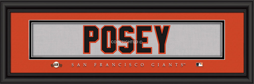 San Francisco Giants ???Buster Posey Print Signature 8"x24"