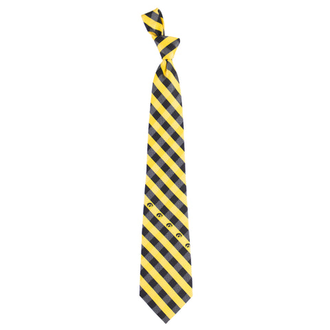  Iowa Hawkeyes Check Style Neck Tie