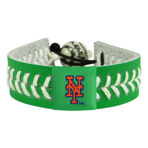 New York Mets Bracelet Team Color Baseball St. Patrick's Day 