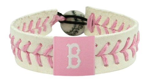 Boston Red Sox Bracelet Baseball Pink 