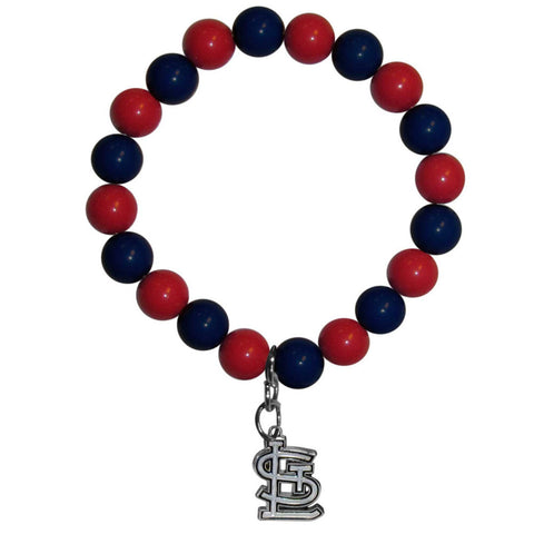 St. Louis Cardinals Bracelet Bead Style 