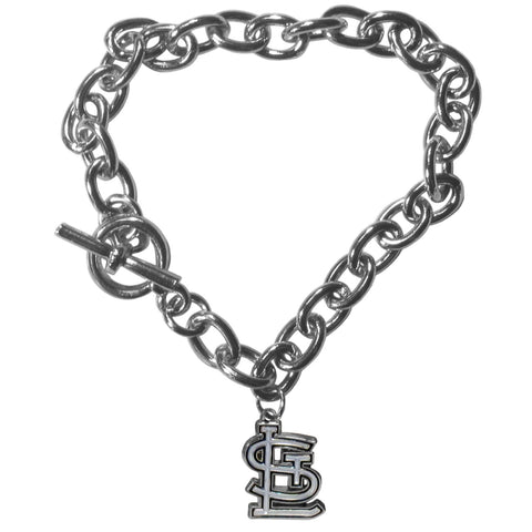 St. Louis Cardinals Bracelet Chain Link Style 