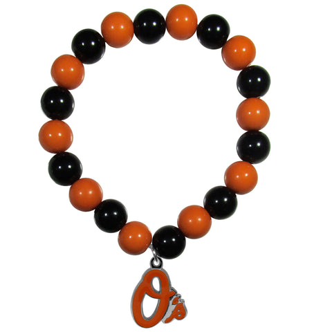 Baltimore Orioles Bracelet Bead Style 