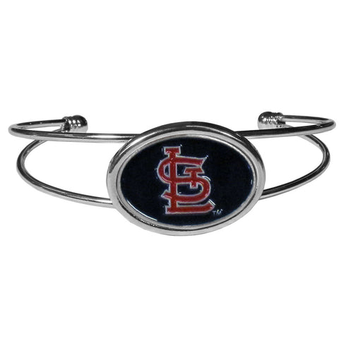St. Louis Cardinals Bracelet Double Bar Cuff 
