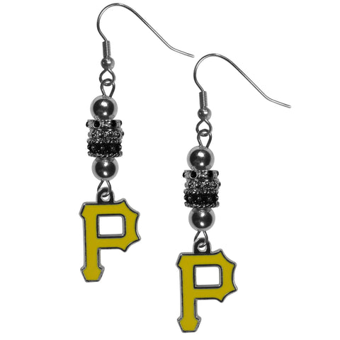 Pittsburgh Pirates Earrings Fish Hook Post Euro Style 